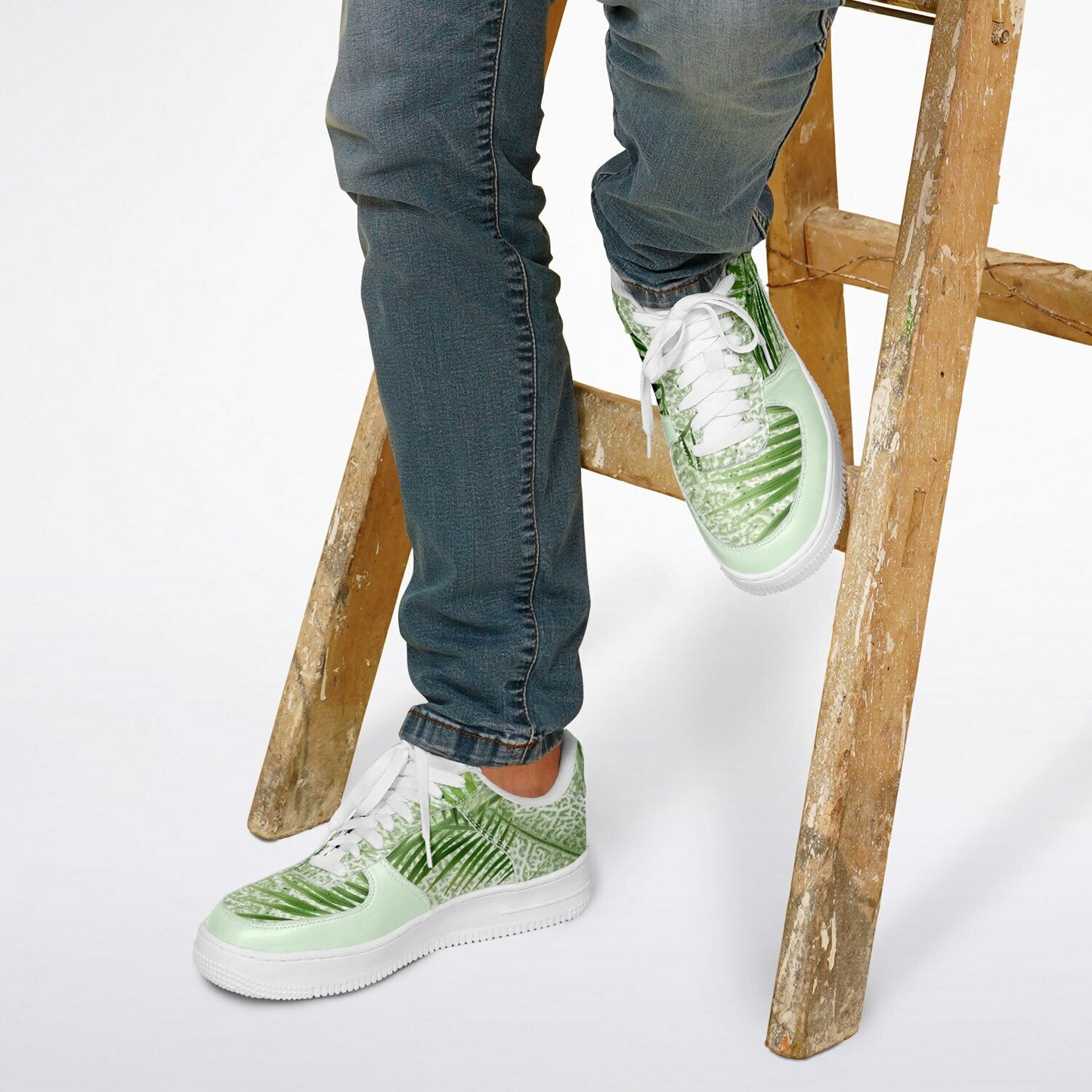 Sneakers Low Tops with Jungle Design