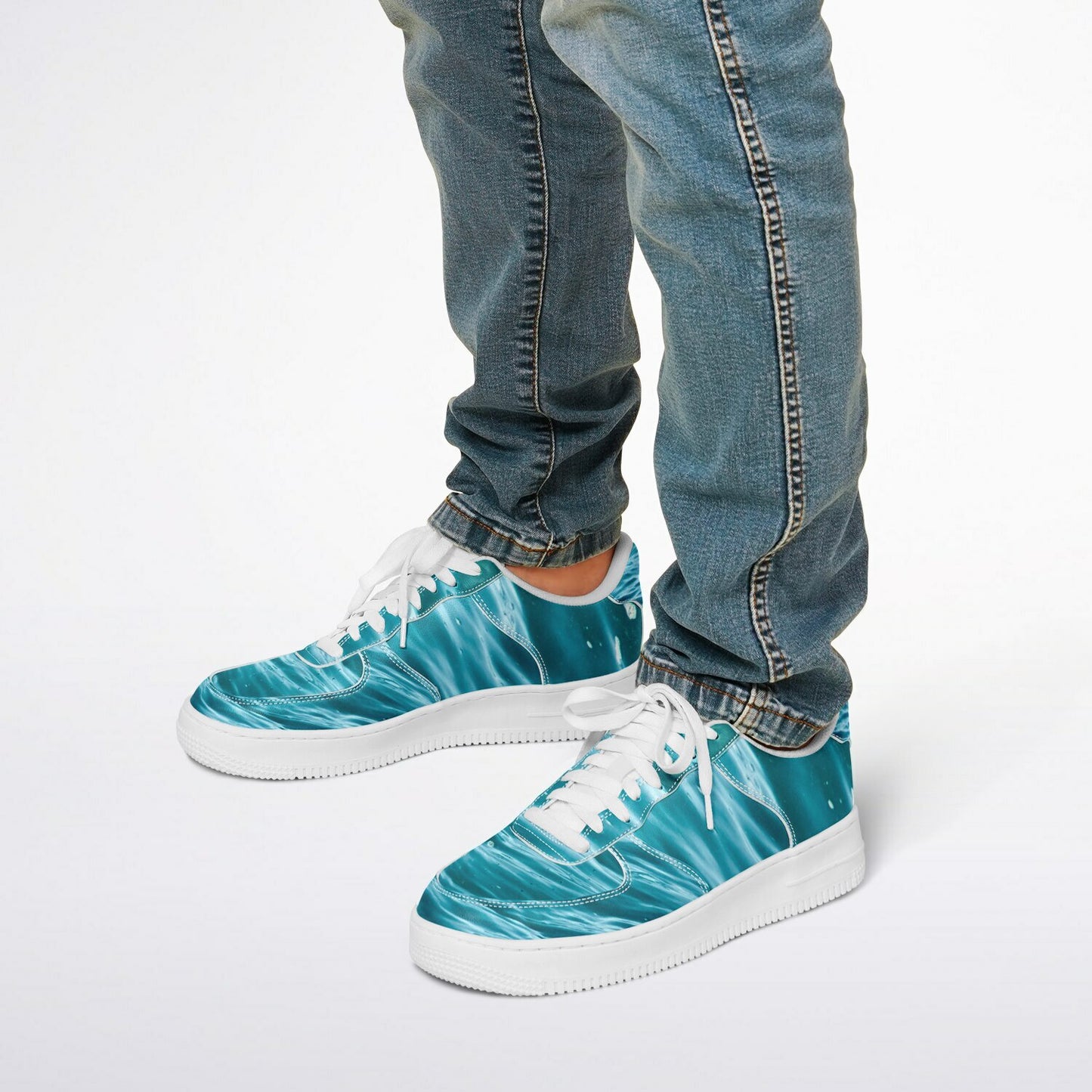 Sneakers Low Tops with Waves