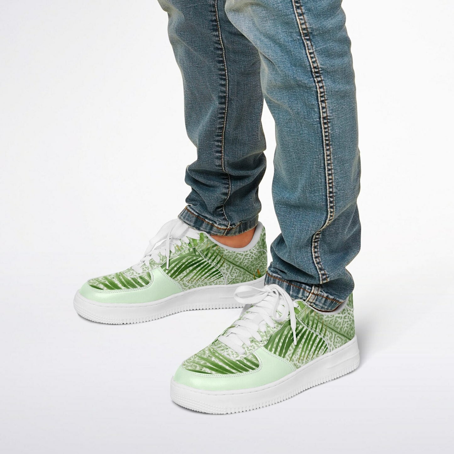 Sneakers Low Tops with Jungle Design