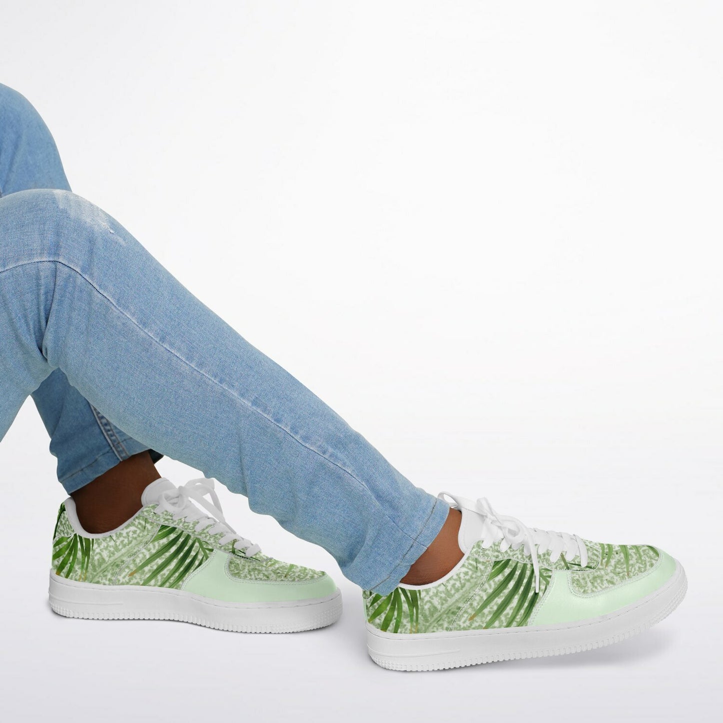 Sneakers Low Tops with Jungle Design