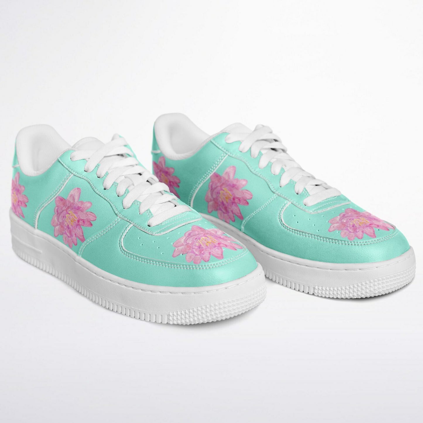 Sneakers Low Tops with Water Lillies