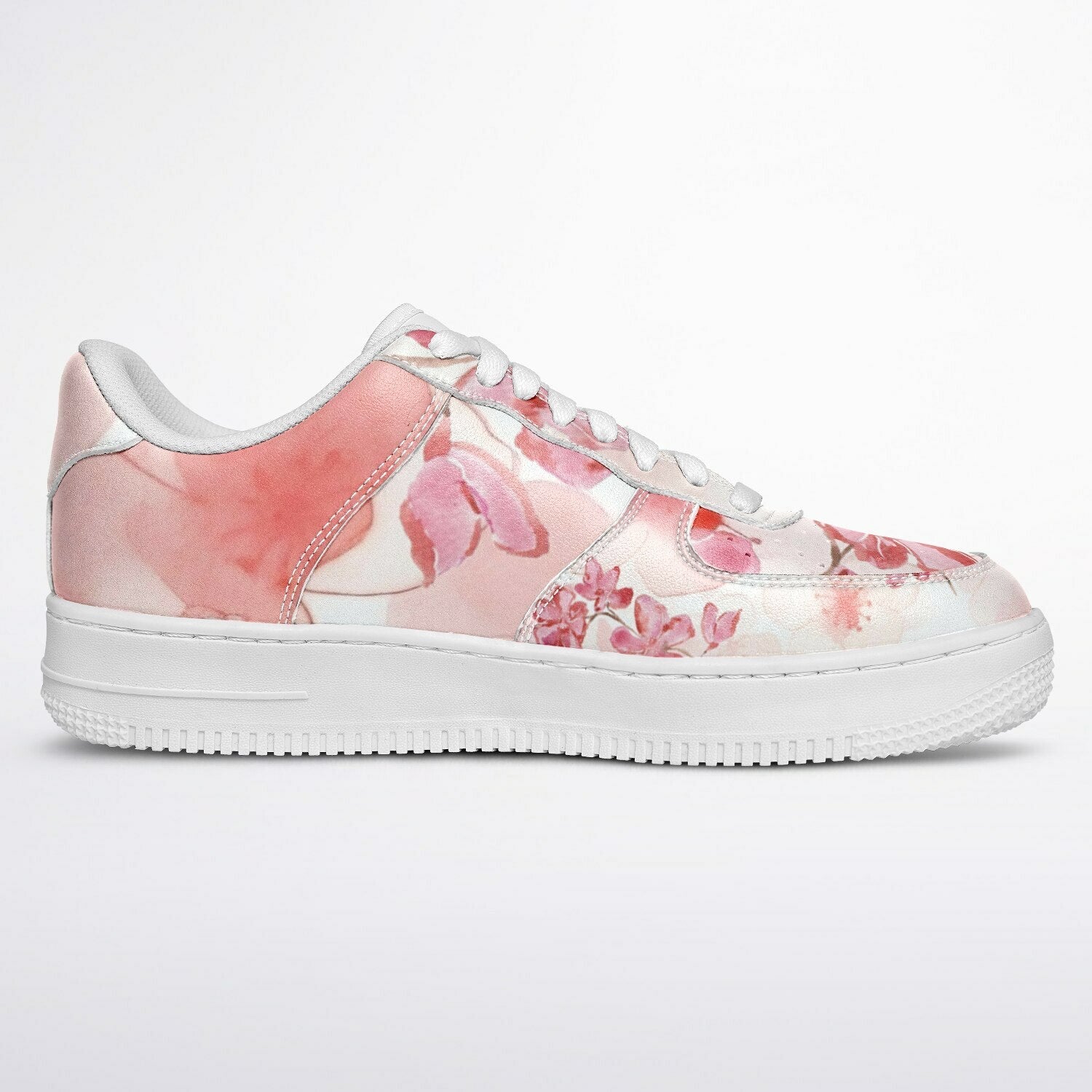 Sneakers Low Tops with Cherry Blossoms - sneakerpanache.comSneakers Low Tops with Cherry Blossoms