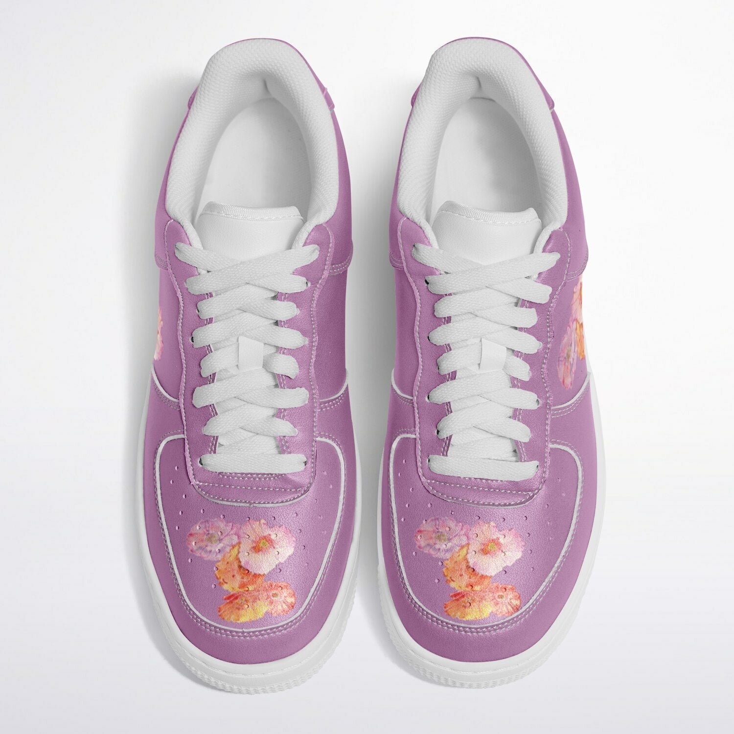 Sneakers Low Tops with Hand - Painted Poppies - sneakerpanache.comSneakers Low Tops with Hand - Painted Poppies