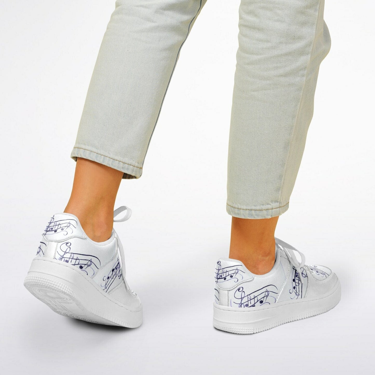 Sneakers Low Tops with Music Notes - sneakerpanache.comSneakers Low Tops with Music Notes