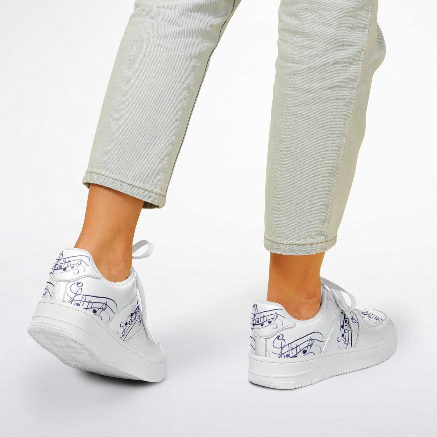 Sneakers Low Tops with Music Notes - sneakerpanache.comSneakers Low Tops with Music Notes