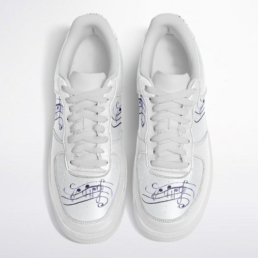 Sneakers Low Tops with Music Notes - sneakerpanache.comSneakers Low Tops with Music Notes